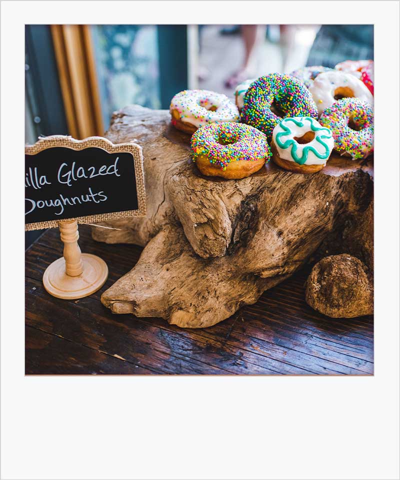 Wedding doughnuts by Bits of Bliss